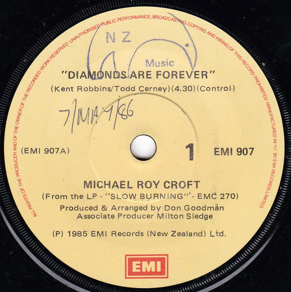 Michael-Roy Croft : Diamonds Are Forever (7", Single)