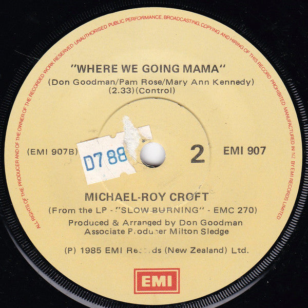 Michael-Roy Croft : Diamonds Are Forever (7", Single)