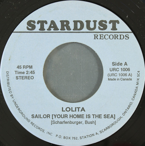 Lolita (3) / Ivo Robić : Sailor (Your Home Is The Sea) / Morgen (7", RE)