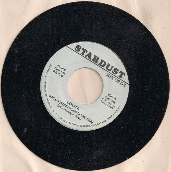 Lolita (3) / Ivo Robić : Sailor (Your Home Is The Sea) / Morgen (7", RE)