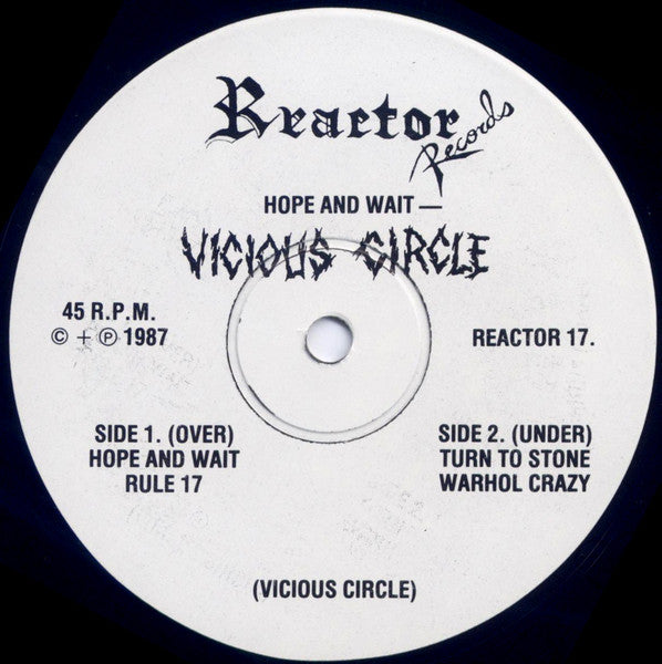 Vicious Circle (7) : Hope And Wait (12", EP)