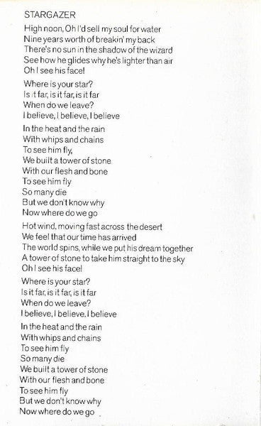 Rainbow : Rainbow Rising (Cass, Album, Club)