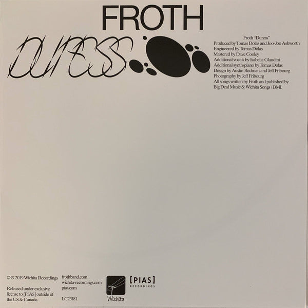 Froth (3) : Duress (LP, Album)