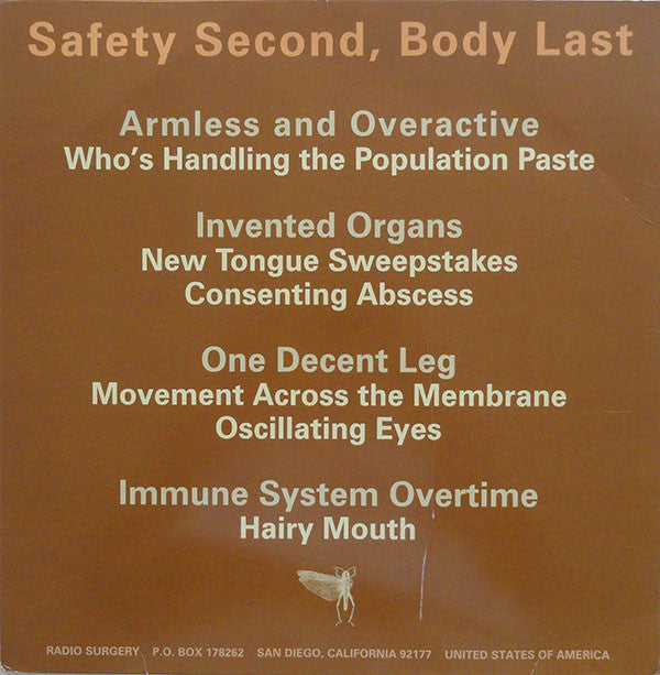 The Locust : Safety Second, Body Last (12", Single, Gre)