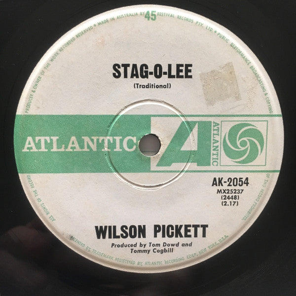 Wilson Pickett : Stag O Lee / I&#39;m In Love (7&quot;, Single)