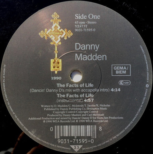 Danny Madden : The Facts Of Life (12", Single)