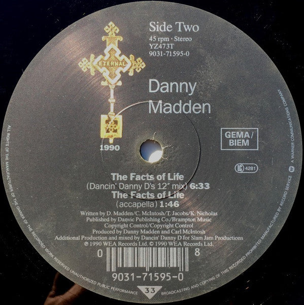 Danny Madden : The Facts Of Life (12", Single)