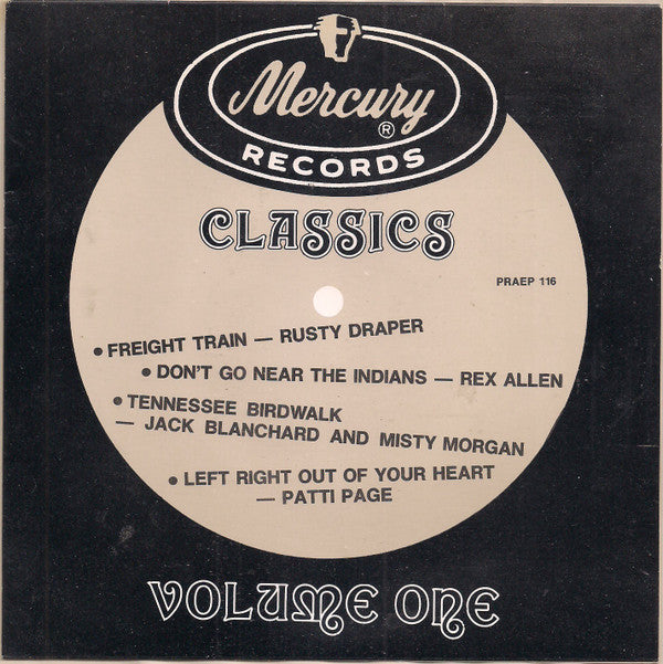 Various : Mercury Records Classics Volume 1 (7&quot;, EP)