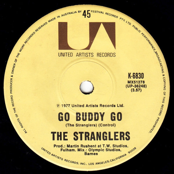 The Stranglers : Peaches (7", Single)