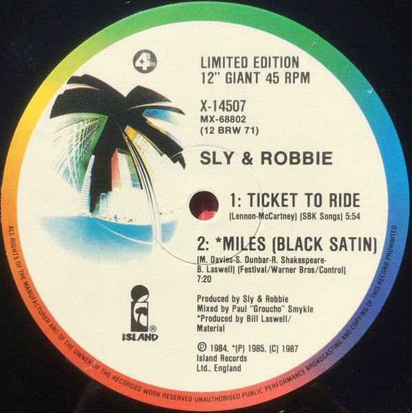 Sly & Robbie : Fire (12", Single, Ltd)