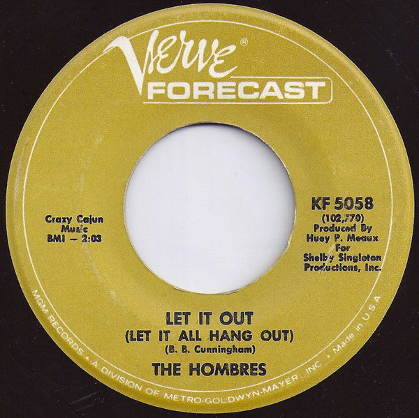 The Hombres : Let It Out (Let It All Hang Out) (7", Single)