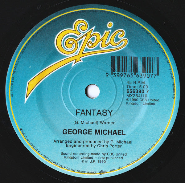 George Michael : Freedom! (7", Single)