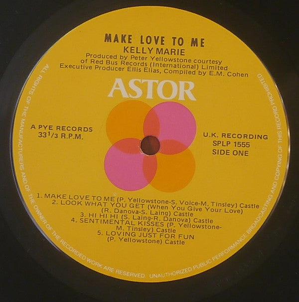 Kelly Marie : Make Love To Me (LP, Album)