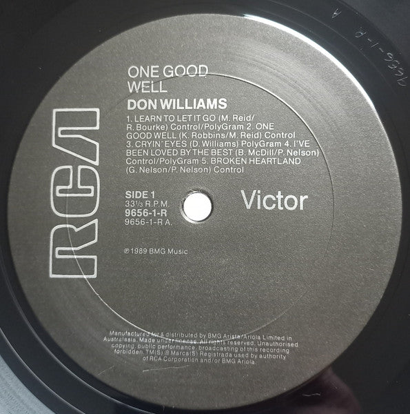 Don Williams (2) : One Good Well (LP, Album)