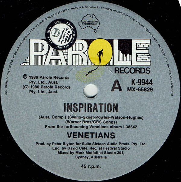 The Venetians : Inspiration (7", Single, Ltd)