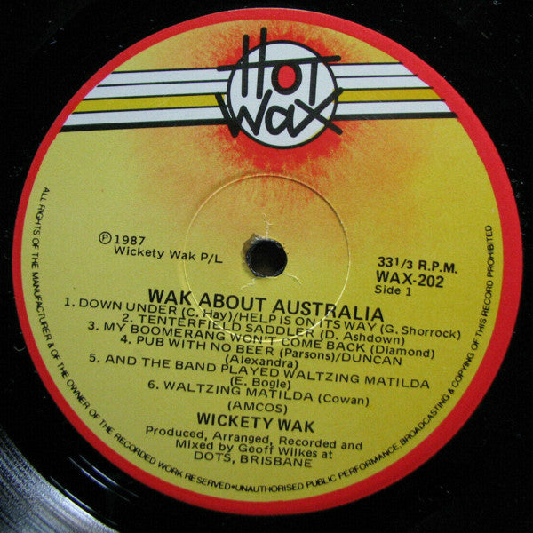 Wickety Wak : Wak About Australia (LP, Album)