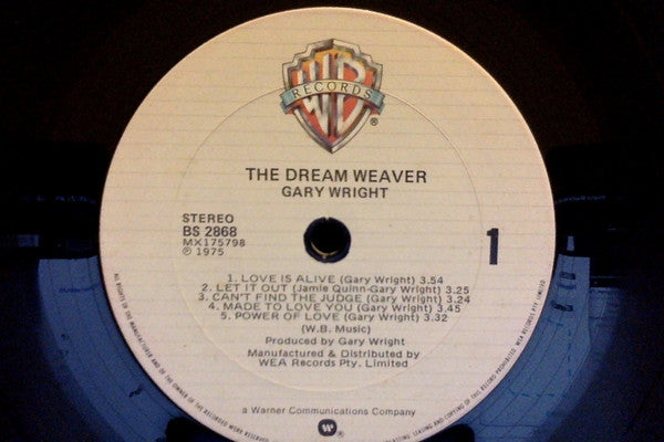 Gary Wright : The Dream Weaver (LP, Album, RE, WB )