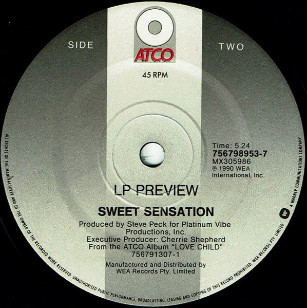 Sweet Sensation : If Wishes Came True (7", Single)