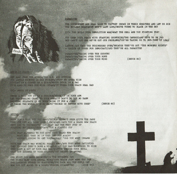 Subhumans : Demolition War E.P. (7", EP, RP, Fol)