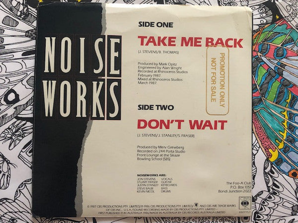 Noiseworks : Take Me Back (7", Single, MCA)