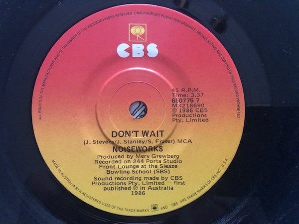 Noiseworks : Take Me Back (7", Single, MCA)