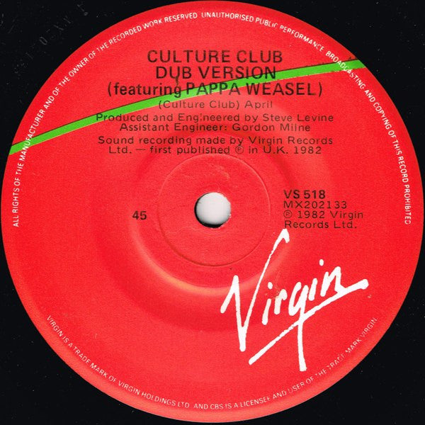 Culture Club : Do You Really Want To Hurt Me (7", Single)