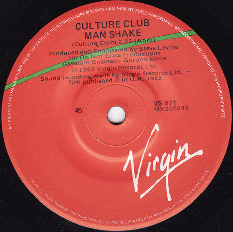 Culture Club : Church Of The Poison Mind (7", Single)