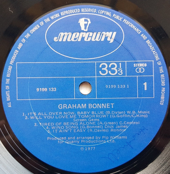 Graham Bonnet : Graham Bonnet (LP, Album)