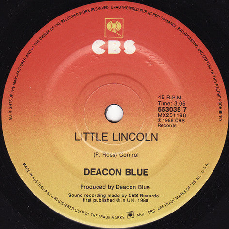 Deacon Blue : Real Gone Kid (7", Single)