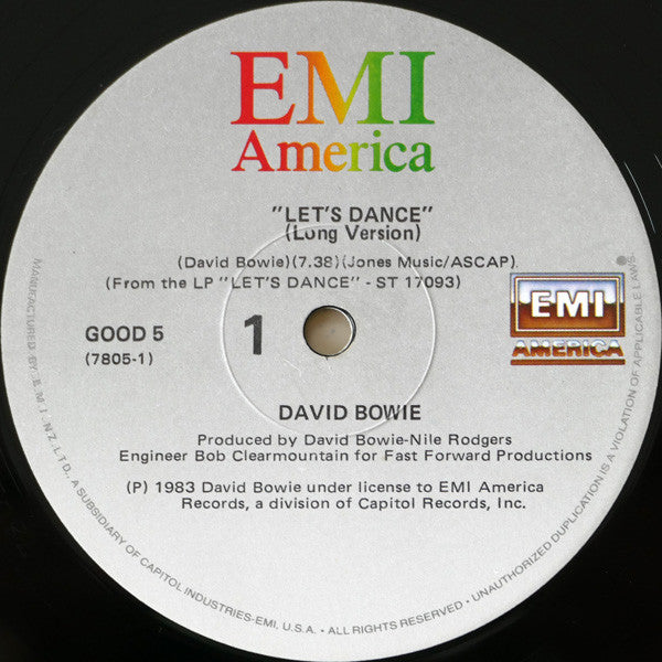 David Bowie : Let's Dance (12", Single)