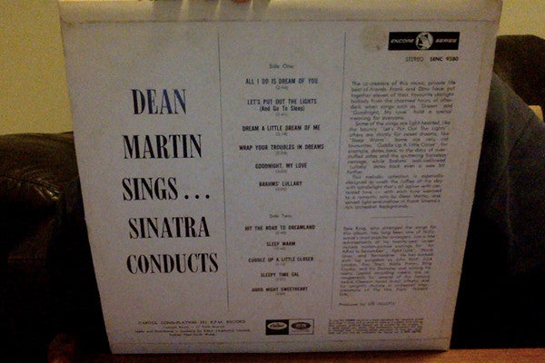 Dean Martin : Dean Martin Sings / Frank Sinatra Conducts (LP, Album)