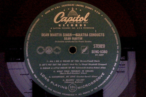 Dean Martin : Dean Martin Sings / Frank Sinatra Conducts (LP, Album)