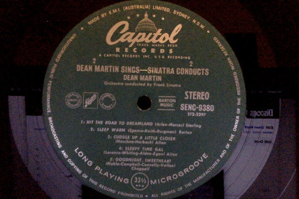 Dean Martin : Dean Martin Sings / Frank Sinatra Conducts (LP, Album)