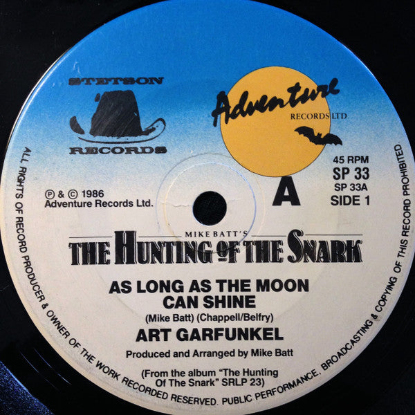 Art Garfunkel : As Long As The Moon Can Shine (7&quot;)