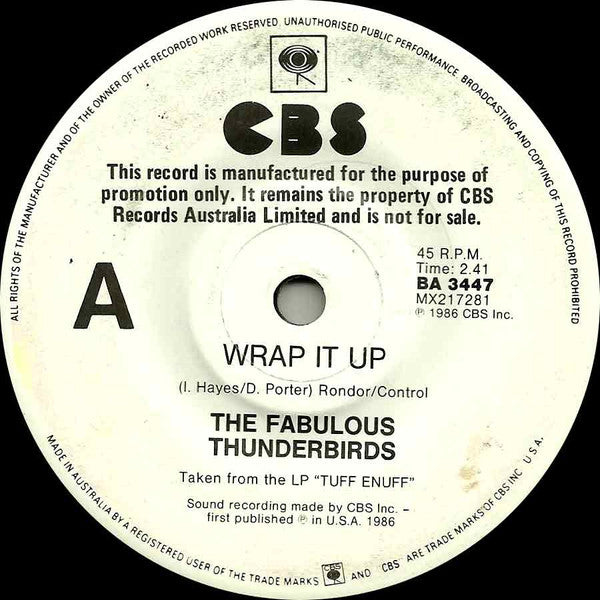 The Fabulous Thunderbirds : Wrap It Up (7", Single, Promo)