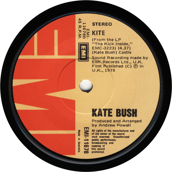 Kate Bush : Wuthering Heights (7", Single)