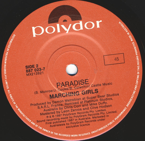 The Marching Girls : Safe As Houses (7")