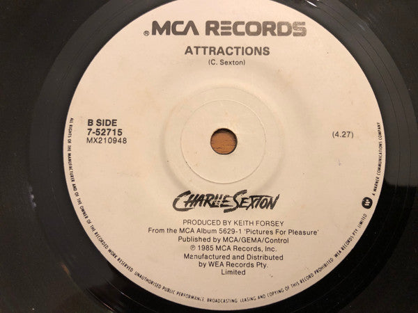 Charlie Sexton : Beat's So Lonely (7", Single)