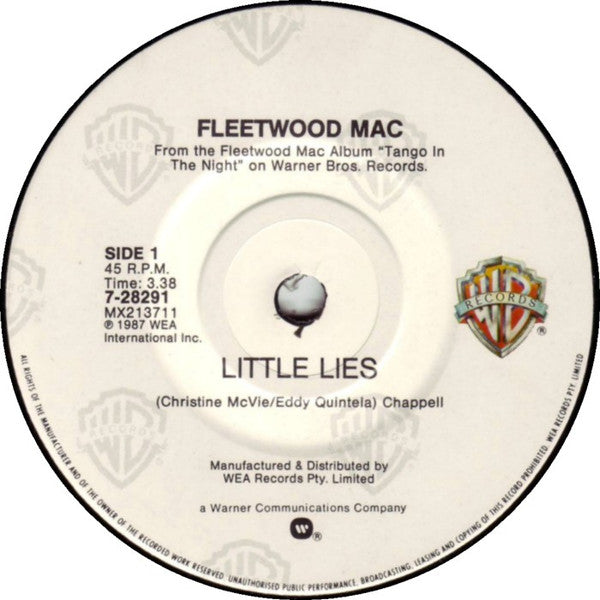 Fleetwood Mac : Little Lies (7&quot;, Single)