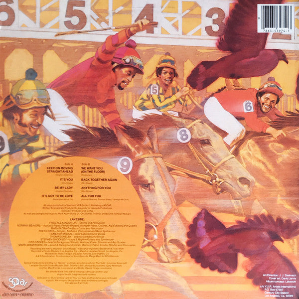 Lakeside : Keep On Moving Straight Ahead (LP, Album)