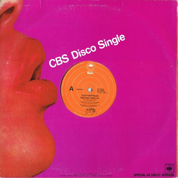 Dan Hartman : Instant Replay (12")