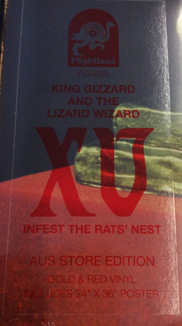 King Gizzard And The Lizard Wizard : Infest The Rats' Nest (LP, Album, Gol)