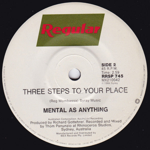 Mental As Anything : You're So Strong (7", Single)