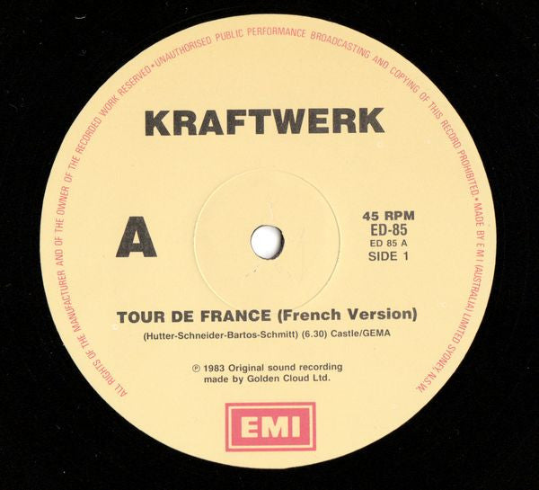 Kraftwerk : Tour De France (12")