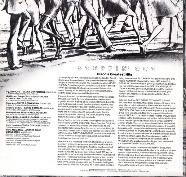 Various : Steppin' Out (LP, Comp, Mis)