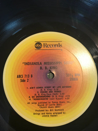 B.B. King : Indianola Mississippi Seeds (LP, Album, Gat)