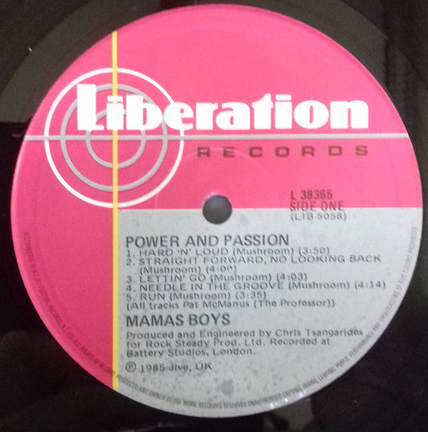 Mama's Boys : Power And Passion (LP, Album)