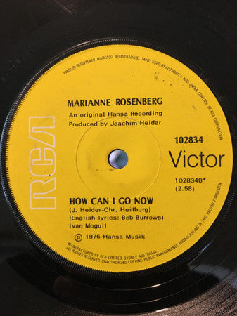 Marianne Rosenberg : A V.I.P. (7", Single)