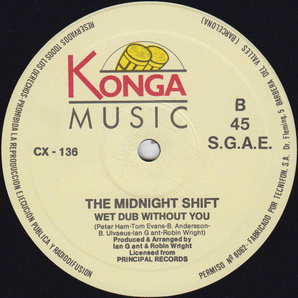 The Midnight Shift : Without You (12")