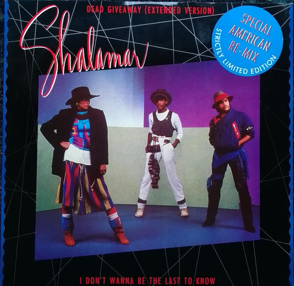 Shalamar : Dead Giveaway (12&quot;, Single)